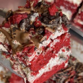 Red Velvet and oreo cake
