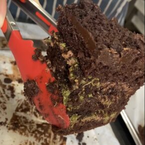 Dubai chocolate bruce cake